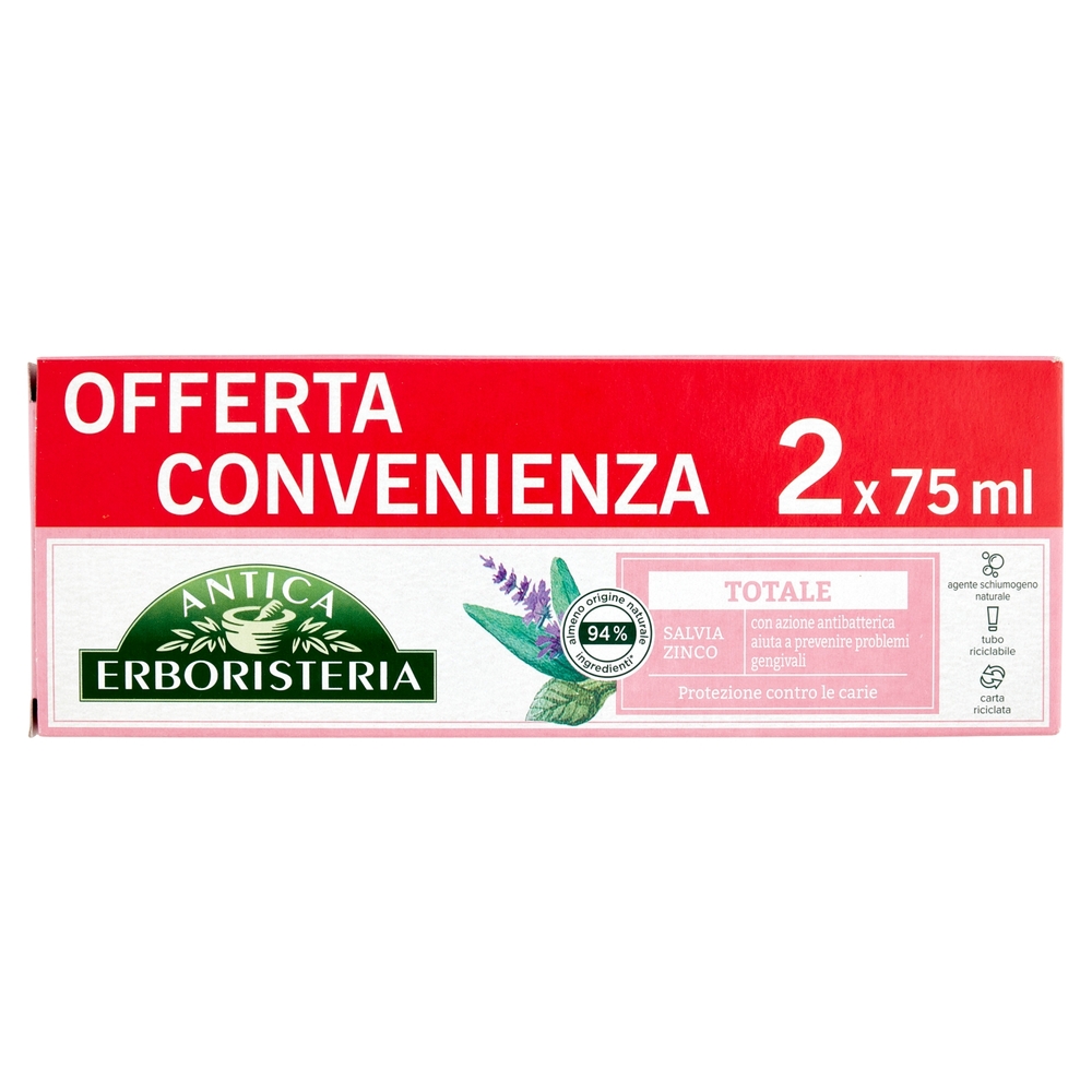 Antica Erboristeria Totale 2 x 75 ml